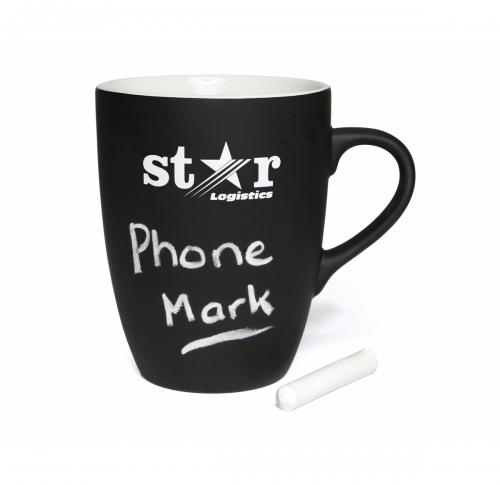 Custom Printed Marrow Chalk  Blackboard Mugs                                  