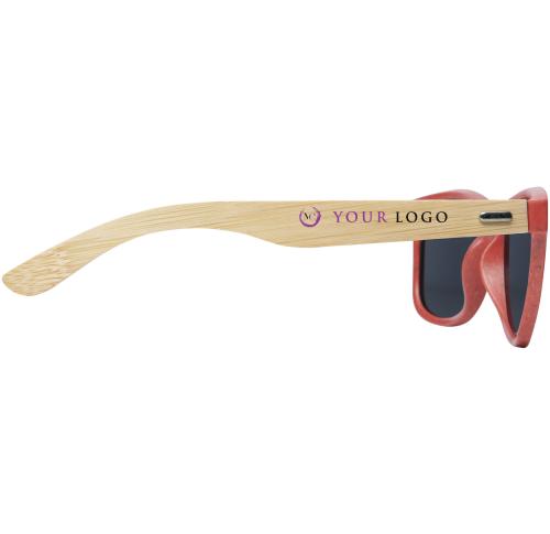 Printed Sustainable Sun Ray Bamboo Sunglasses