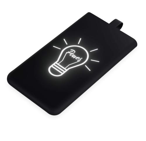 Branded 3000 MAh Light-up Powerbanks