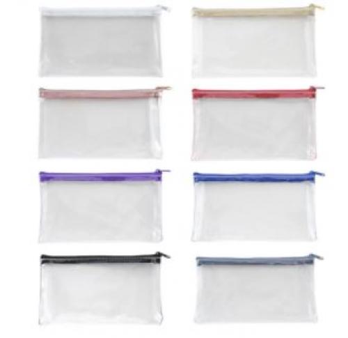 Clear Pencil Cases - Transparent PVC College