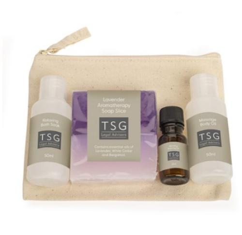 Promotional Natural Wellbeing Sets In A Cotton Bag