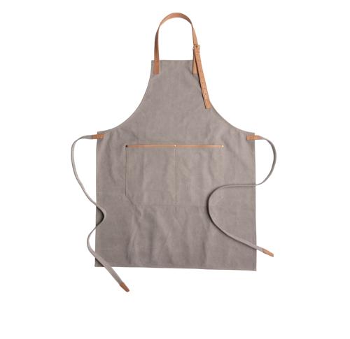 Promotional Deluxe Canvas Chef Aprons - Grey