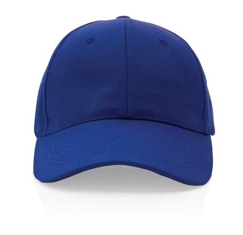 Branded Recycled Cotton Baseball Cap Impact 6 Panel 280gr With AWARE™ Tracer - Blue