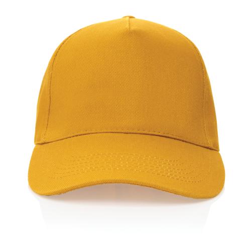  Recycled Cotton Baseball Cap With AWARE™ Tracer Impact 5panel 280gr Yelo