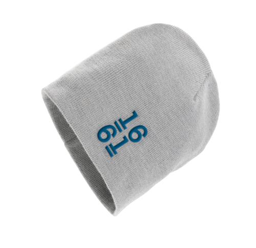 Classic Embroidered Beanie With Polylana® - Grey Impact AWARE™ 