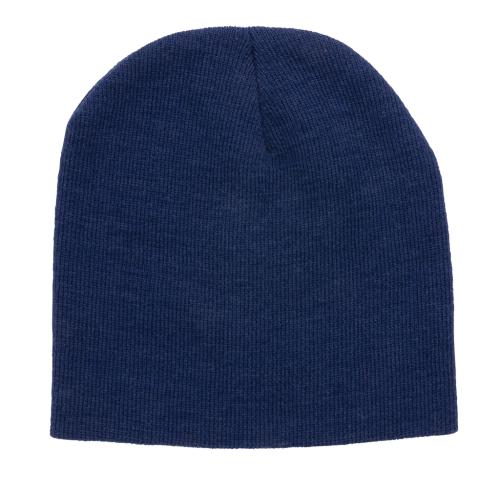Eco Classic Embroidered Beanie With Polylana® - NavyImpact AWARE™  