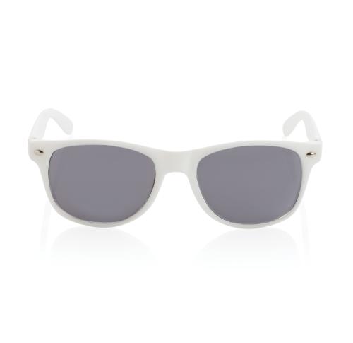Branded Sunglasses UV 400 White Frame Black Lenses