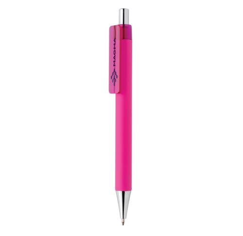 Promotional Smooth Touch Pen X8 Pink