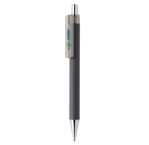 Custom Business Smooth Touch Pen Grey X8