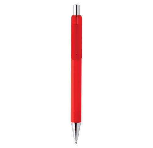 Printed Logo  Smooth Touch Pen X8 Red