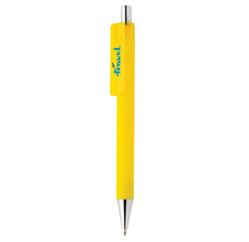 Sophisticated Printed Smooth Touch Pen X8 Yellow