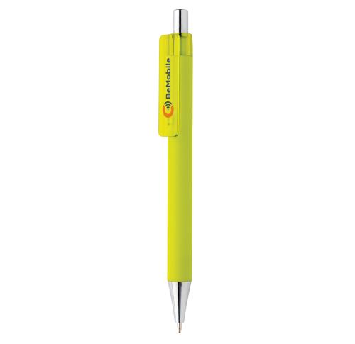 Printed Pen Smooth Touch Pen Lime Green X8