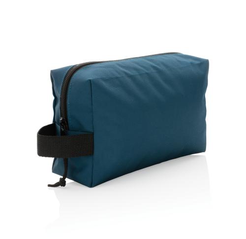 Custom Printed Recycled Toilet Bags Impact AWARE™ Basic RPET Navy Blue
