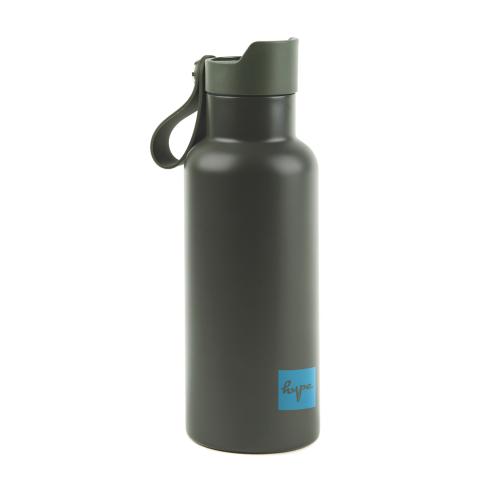 Branded Stainless Steel Metal Thermo Bottle 500ml VINGA Balti Green