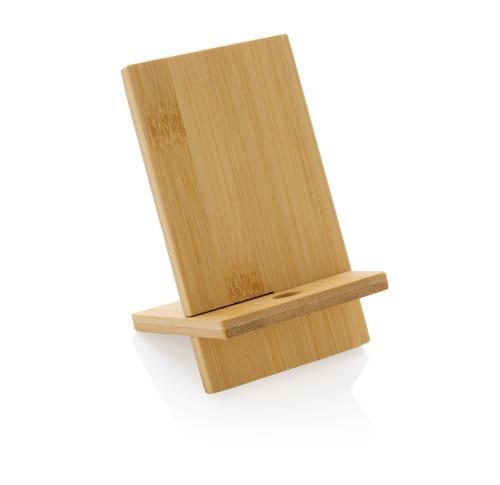 Bamboo phone stand in kraft box