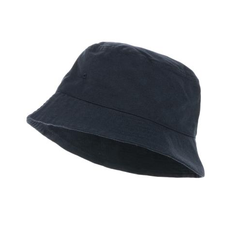 Branded Eco Recycled 285 Gsm Canvas Festival Bucket Hat Undyed Impact Aware™ - Navy Blue