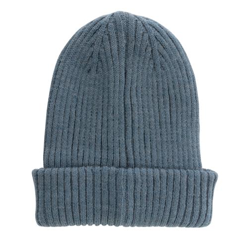 Eco Double Knitted Beanie Impact AWARE™  Polylana® Blue