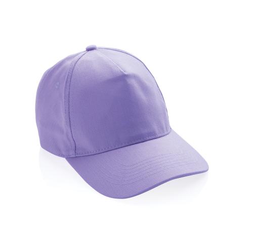 Eco Recycled Cotton Baseball Cap With AWARE™ Trace Purpler Impact 5panel 280gr 