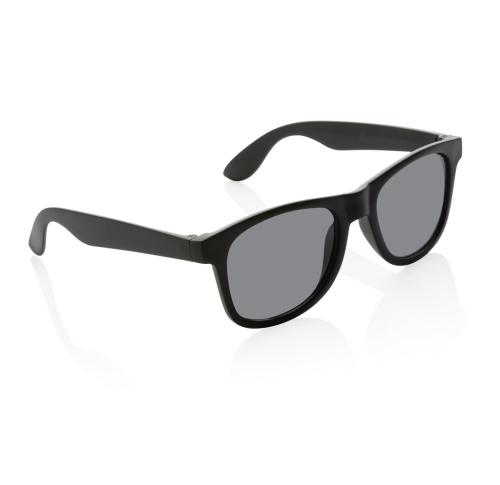 GRS Recycled PP Plastic Sunglasses - Black