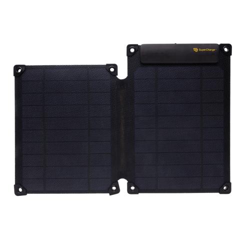 Solarpulse rplastic portable Solar panel 10W Black