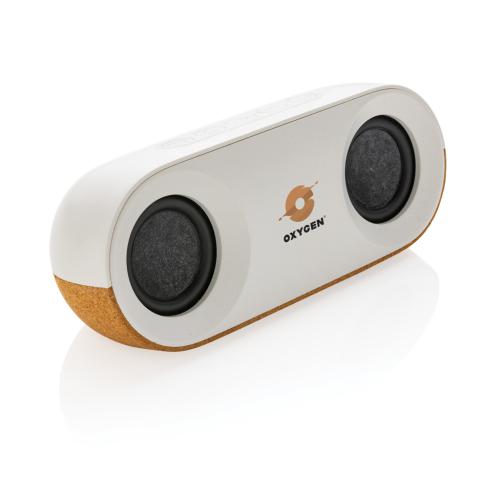 Oregon RCS recycled plastic and cork 10W speaker Brown