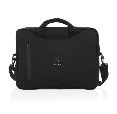 Branded Laluka AWARE™ recycled cotton 15.4 inch laptop bag