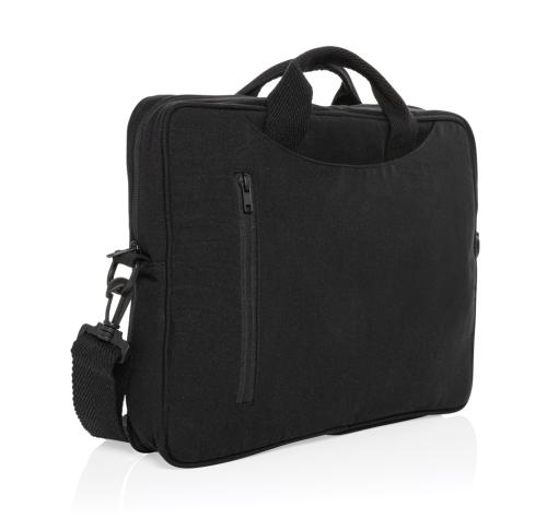 Branded Laluka AWARE™ recycled cotton 15.4 inch laptop bag