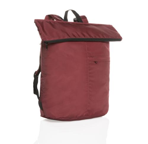 Custom Dillon AWARE™ RPET lighweight foldable backpack