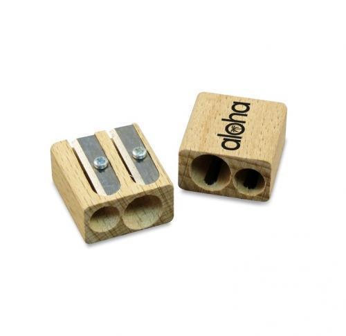 Green & Good Double Pencil Sharpener - Sustainable Timber
