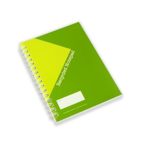 A6 Spiral Bound Notebook Full Colour Green & Good