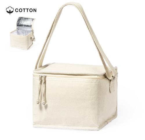 100% Cotton Zipped Cool Bag Lonfen
