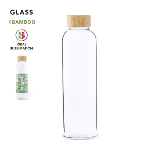 Clear Glass Sports Water Bottle 500ml Sublimation Bottle 