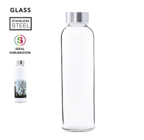 Clear Sports Water Full Colour 500ml Bottle Eltron