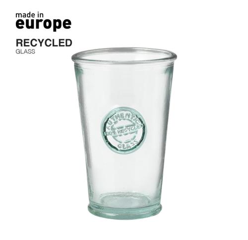 Recycled 400ml Glass Cup Rawlin