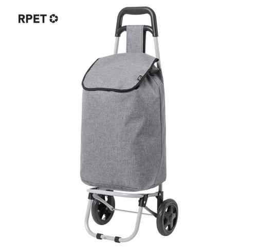 Recycled Polyester Foldable Shopping Trolley 