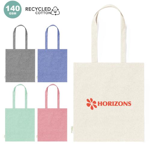Branded Tote Bags - 100% Recycled Cotton GOTS Certified 