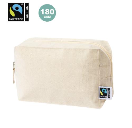 Branded Fair Trade Makeup Bags Certified 100% Beauty Bag Zip Closure