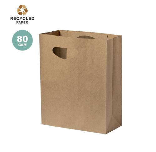 Recycled Paper Bag Collins Die-Cut Handles - 22 x 27 x 11cms