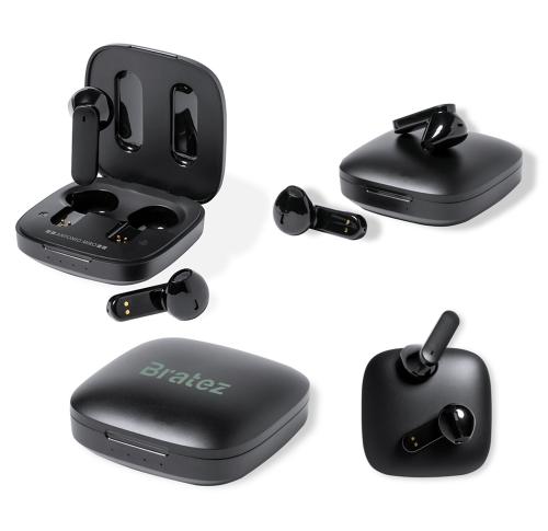 Antonio Miro Bluetooth Earpods Earphone Gift Set Matte Black