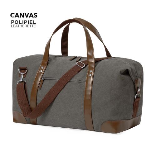Luxury Custom Canvas Duffle Overnight Travel Bags