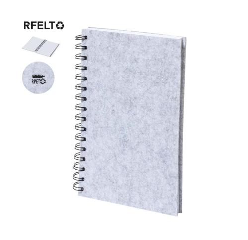 Custom Recycled Spiral Felt Notebooks 100 Sheets