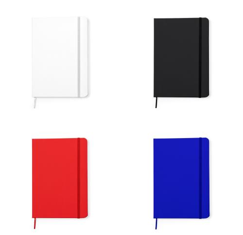 Custom Faux Leather Notebooks 100 Sheets Elastic Closure