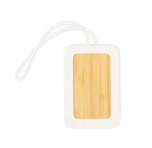 Promotional Bamboo & Silcone Luggage Tags