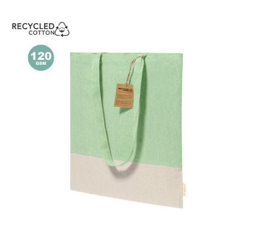 Business Recycled Eco Cotton Tote Bags Two Tone