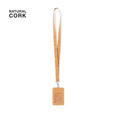 Printed Cork ID Badge and Lanyard