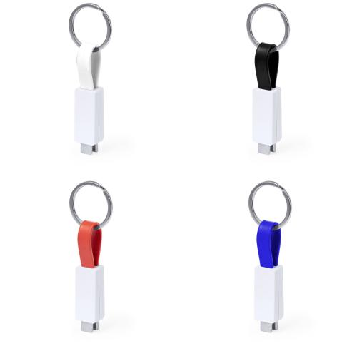 Branded USB Type C Keyring Chargers 65W Data Transfer
