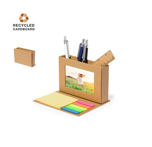 Recycled Cardboard Pen Holder & Sticky Notestifunction Pencil Holder Marquez
