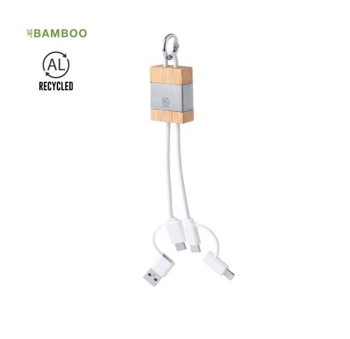 Custom Charging Cables Eco Bamboo & Aluminium Type C