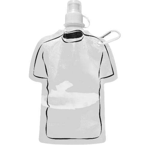 Foldable And Leak-proof T-Shirt Shaped PVC Water Bottle           
