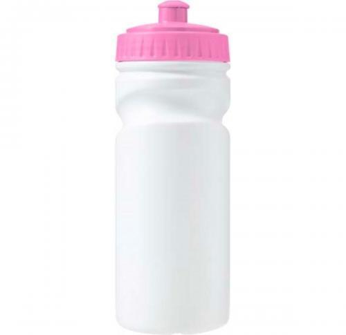 Drinking bottle (500ml) made from 100% recyclable plastic. 